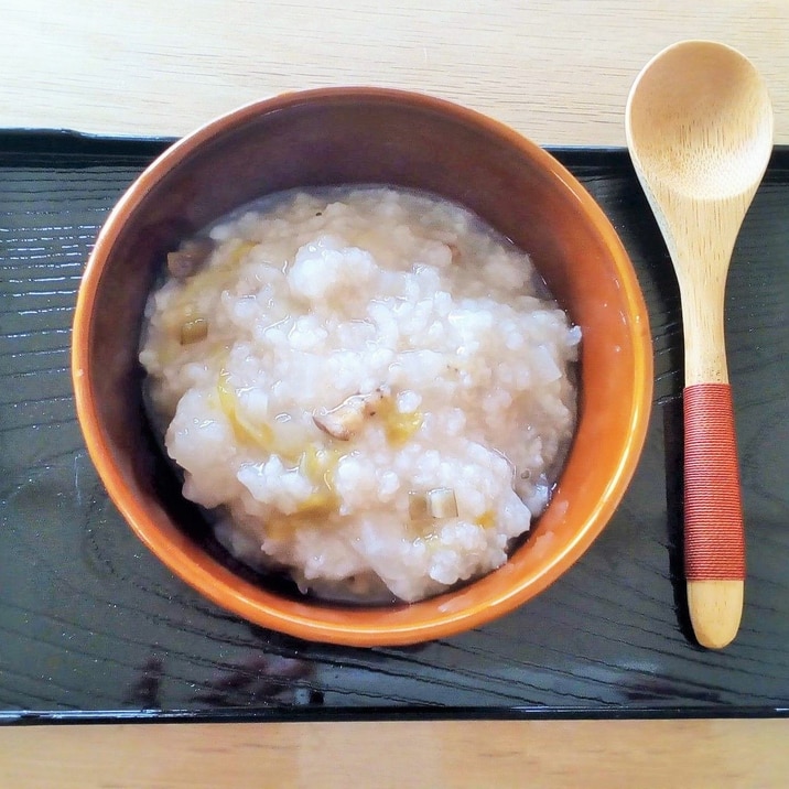 ♪炊飯器で簡単♡野菜たっぷり白だしのお粥♪